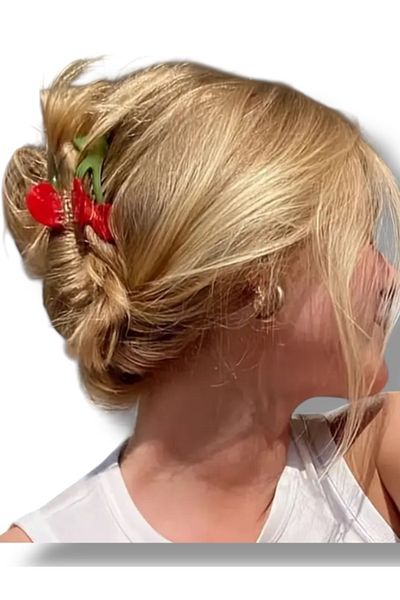 Finery by Nerrs Summer Beauty, Bone Cherry Buckle (Length: 6.5cm - Width 5cm)