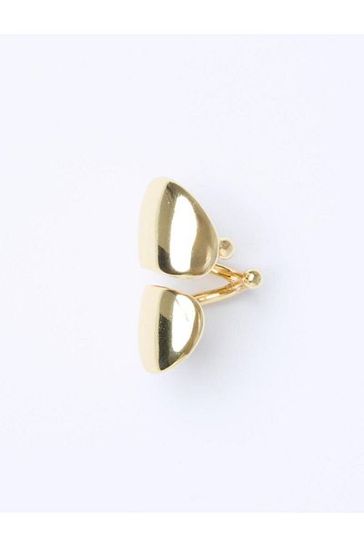 Jimmy Key Gold Color Modern Form Cartilage Earring