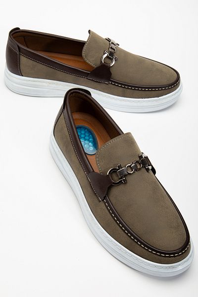 TAZELER.SHOES حذاء كلاسيكي للرجال مصنوع من جل العظام خفيف الوزن ونعل بولي