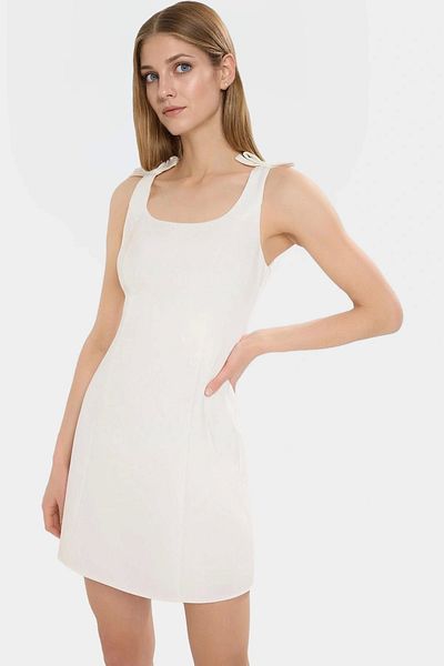 PayBuy Summer A-Line Bow Mini Woven Dress Zarifane Design Perfect Fit