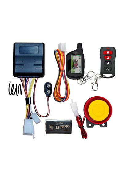 Choice 039f Gs Motorcycle Bidirectional Anti-theft Alarm Remote Control With Vibration Buzzer One Key Start