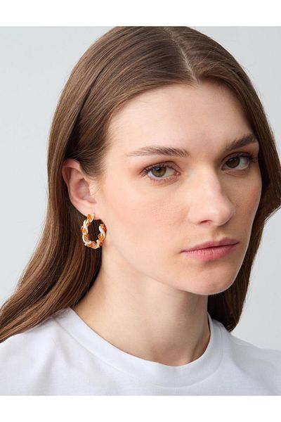 Jimmy Key Mixed Twisted Hoop Earrings