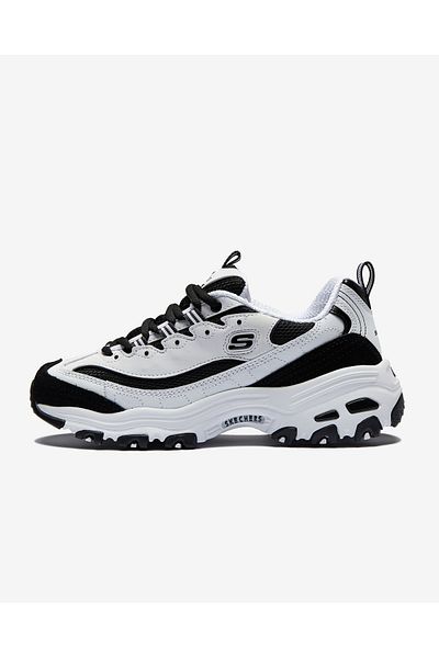 SKECHERS D'lites-march Forward Women's White Sneakers 13148 Wbk