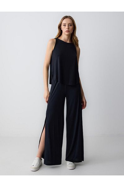 Jimmy Key Black Slit Pants