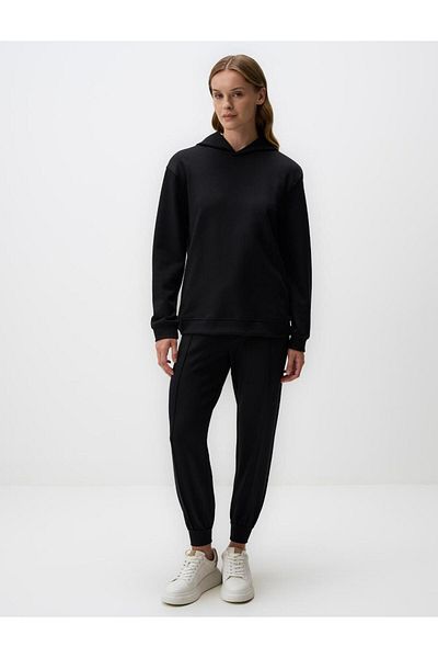 Jimmy Key Black High Waist Slim Leg Pocket Jogger Pants