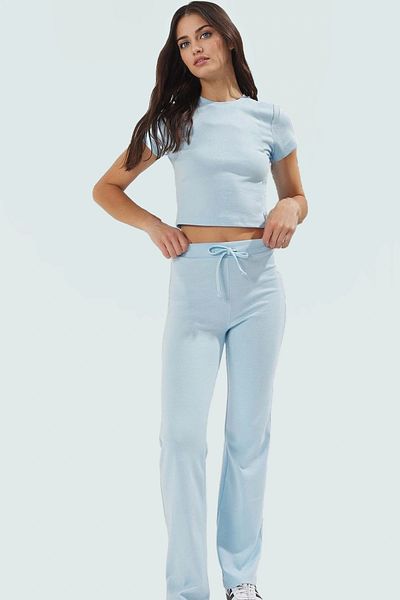 PayBuy Women's Crew Neck Short Sleeve Cotton Polyester Stretchy Suit Durable Material for Daily Wear