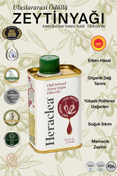 Heraclea Food Co. Acılı Zeytinyağı