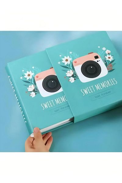 Generic 200 Pockets Foil Stamping Photo Album For 6 Inches Photos