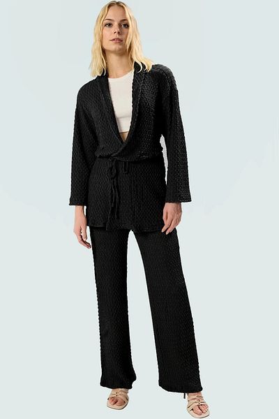 PayBuy Women's Knitted Wide Leg Suit Summer Comfortable Daily Distinguished Material High Quality