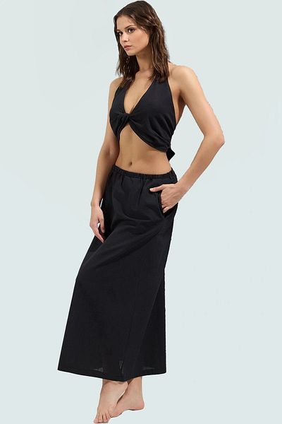 PayBuy Women's Long Beach Blouse Skirt Set 100% Cotton Summer Premium Quality High