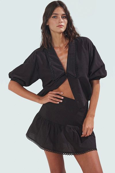 PayBuy Stylish Cotton Blouse Skirt Beach Suit Summer Short Sleeve Long Lasting High Quality Distinguished Material
