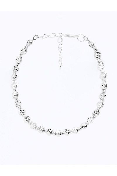Jimmy Key Silver Color Adjustable Shiny Bracelet