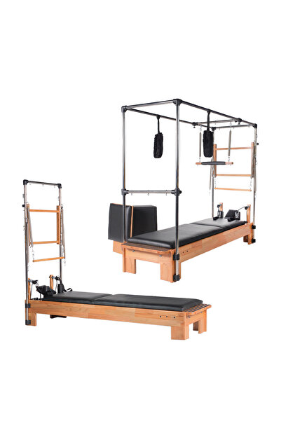 FOOT PİLATES EKİPMANLARI 2'li Set 1 Combo Cadillac Reformer - 1 Tower Reformer