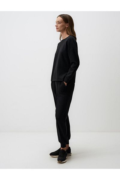Jimmy Key High Waist Pocket Black Jogger Pants
