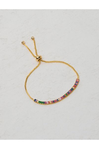 Jimmy Key Mixed Baguette Bracelet with Stone Detail - Waterway