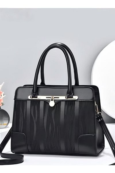 Generic Women's Vintage Tote Bag Handbags With Large Capacity Faux Leather Shoulder Bag Ladies Fashio