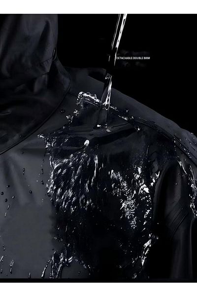 Generic Raincoat Set Jacket And Pants Set Jacket Hooded Rain Poncho Lightweight Emergency Jacket