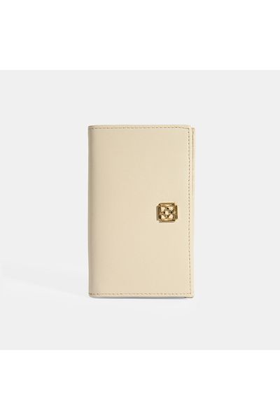 Desa Women's Dark Gray Leather Wallet