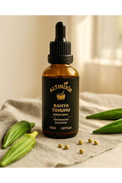 ALTINİXİR Bamya Tohumu Yağı Soğuk Sıkım 50ml