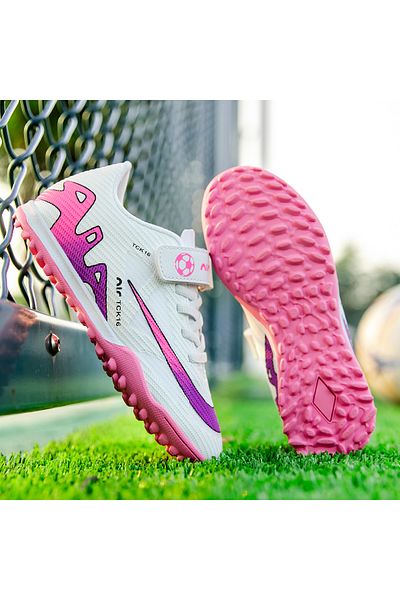 MBrands Children's Football Boots, 8.5 For Synthetic Turf, White Color 30