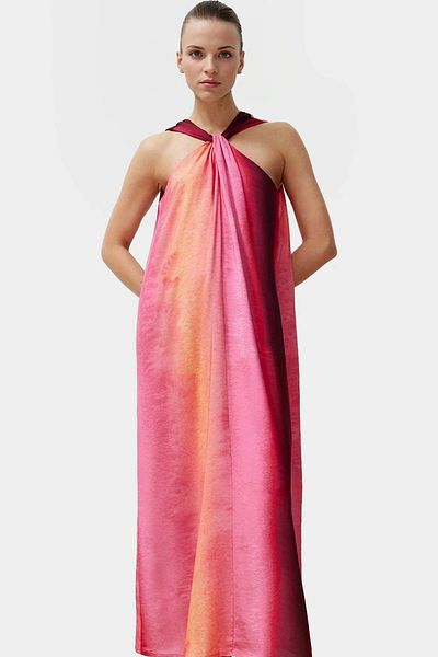 PayBuy Stylish Maxi Length Sleeveless Viscose Dress Premium Quality High for Daily Wear