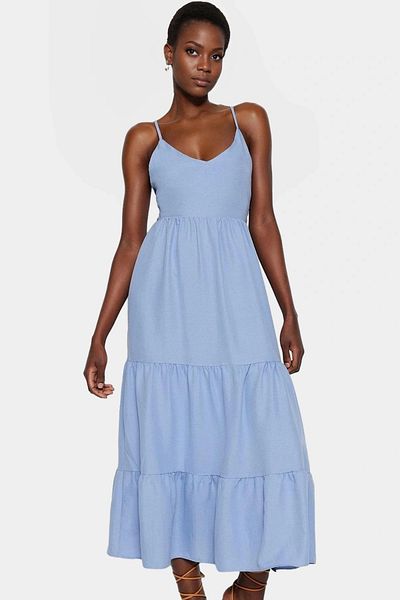 PayBuy Maxi Woven Dress Lilyum Fabric Skater Pattern Summer Casual Trend Design Zarifane