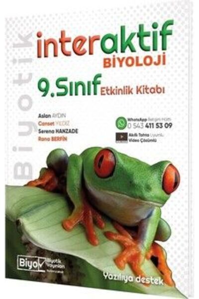 Biyotik Yayınları Biyotik Yayınları 9. Sınıf Biyoloji İnteraktif Etkinlik Kitabı