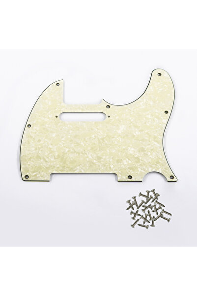 Choice1 Aged Pearl 4ply PHRILAM 8 Hole TL electric guitar guard ，Enhance Guit...