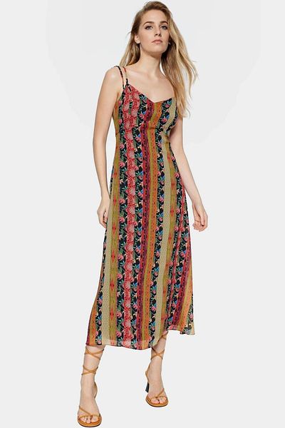 PayBuy Summer Multi-Pattern A-Line Maxi Dress Chiffon Woven High Quality Trend Design