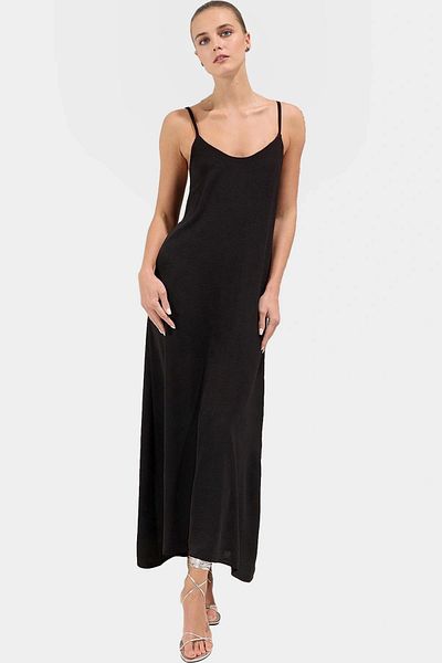 PayBuy Maxi Woven Dress V-Neck Shift Mold 100 Polyester Summer Casual Comfortable Cutout Distinctive Material