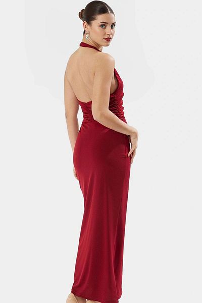 PayBuy Maxi Knitted Dress V-Neck Bodycon Mold Summer Durable Material Comfortable Use Carefully Selected