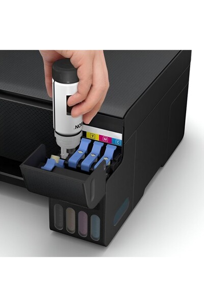 EPSON طابعة EcoTank L3250 A4 متعددة الوظائف مزودة بخزان حبر، تدعم تقنية Wi-Fi | سعة طباعة تصل إلى 4000 صفحة باللون الأسود