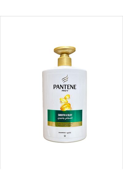 Pantene Shampoo 1000ml Smooth Silky (3827) --- بانتين شامبو 1000مل انسيابي وحريري