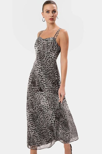 PayBuy Summer Multi-Pattern A-Line Maxi Dress Chiffon Woven High Quality Trend Design