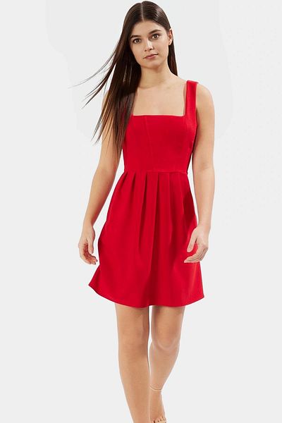 PayBuy Women's Mini Length Skater Dress Finike Woven Polyester Blended Comfortable Summer Long Lasting