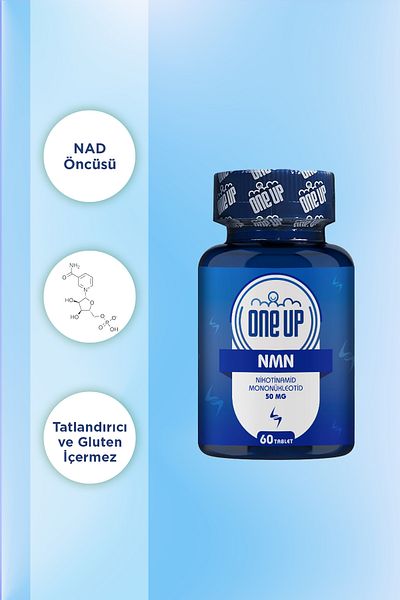 One Up Nmn 50 Mg 60 Tablets