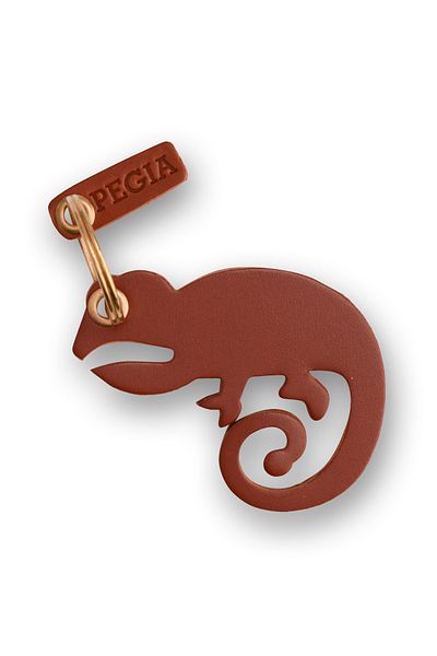 Pegia Δερμάτινο μπρελόκ Chameleon 25an38