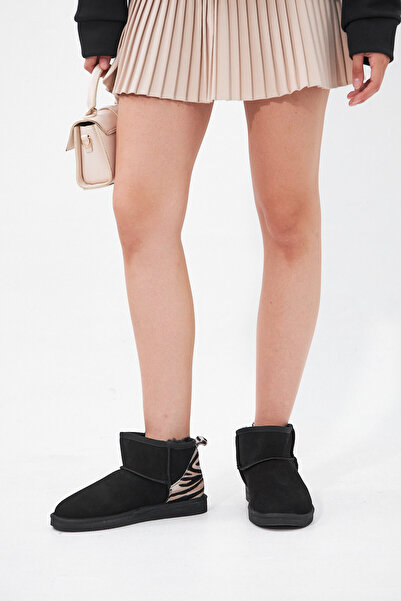 Pegia Topuk Detaylı Kürk Mini Bot 191142