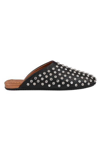Pegia Papuci din piele naturală Stone 700956