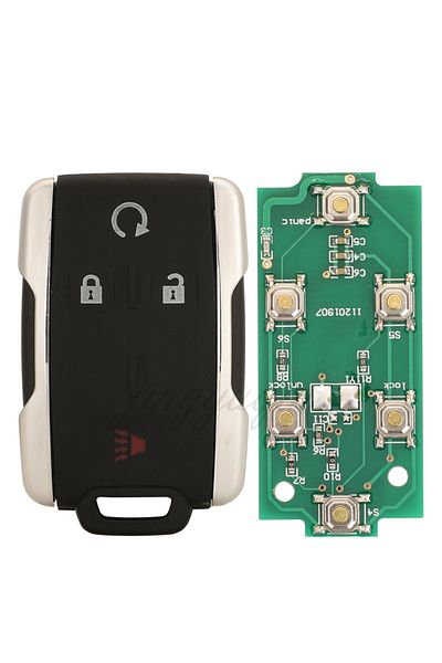 Choice M3n32337100 315mhz 4 Button Silver Jingyuqin Remote Smart Car Key Fob 315/433mhz For Chevrolet Color