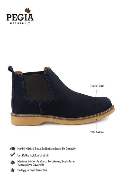 Pegia Women's Suede Chelsea Boots Dg6029