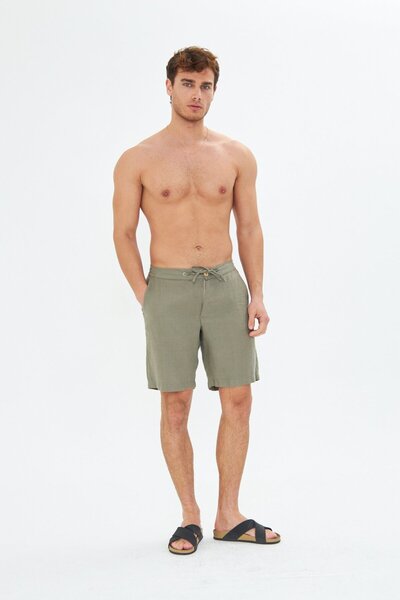 Whitefin Men's Linen Shorts