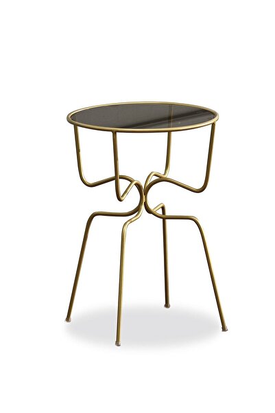 AssuCasa Rose 4 Ayaklı Metal Yan Sehpa