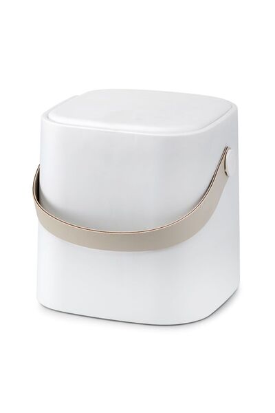 La Casa Art 4 Liter Countertop Kitchen Magician Trash Can - Smart Lid, with Handle and Lock System