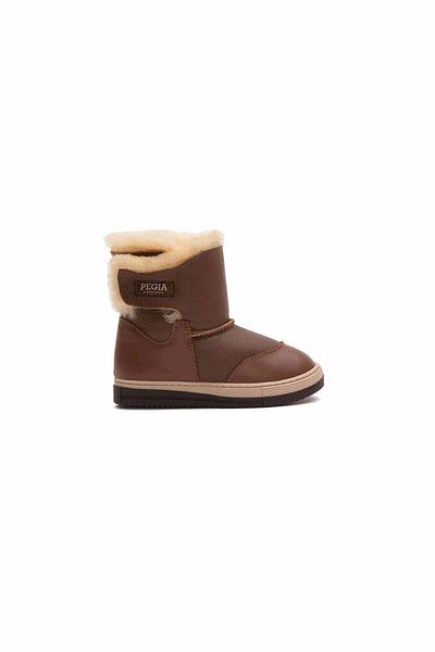 Pegia Παιδικά Μποτάκια με Γούνα Εσωτερικά και Velcro 186061