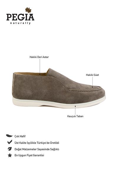 Pegia Γνήσιες Suede Ανδρικές Μπότες Loafer 500912