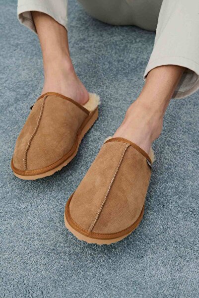 Pegia Genuine Fur Men's House Slippers 111030