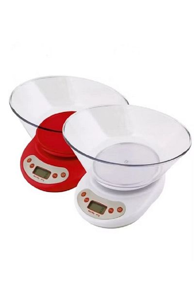 Generic 3pcs High Precision Digital Scale with Bowl for Kitchen Food Measuring
