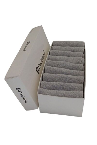 Deribond Чоловічі шкарпетки сірі 9 пар бавовняні, шкарпетки-шкарпетки