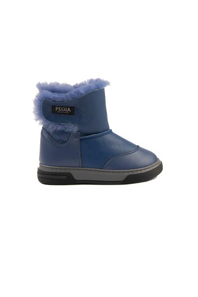 Pegia Παιδικά Μποτάκια με Γούνα Εσωτερικά και Velcro 186071